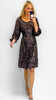 4-A1196 Vitenley Sequins Smock Dress