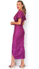 4-A1948II Preslee Plum Sequin Faux Wrap Dress