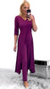 4-A1911 Purple Skirted Jumpsuit