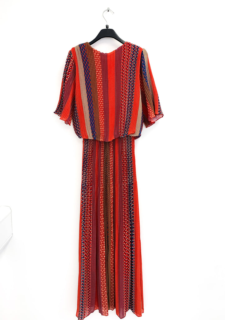 A1825 Laira Red Stripe Loose Top Dress