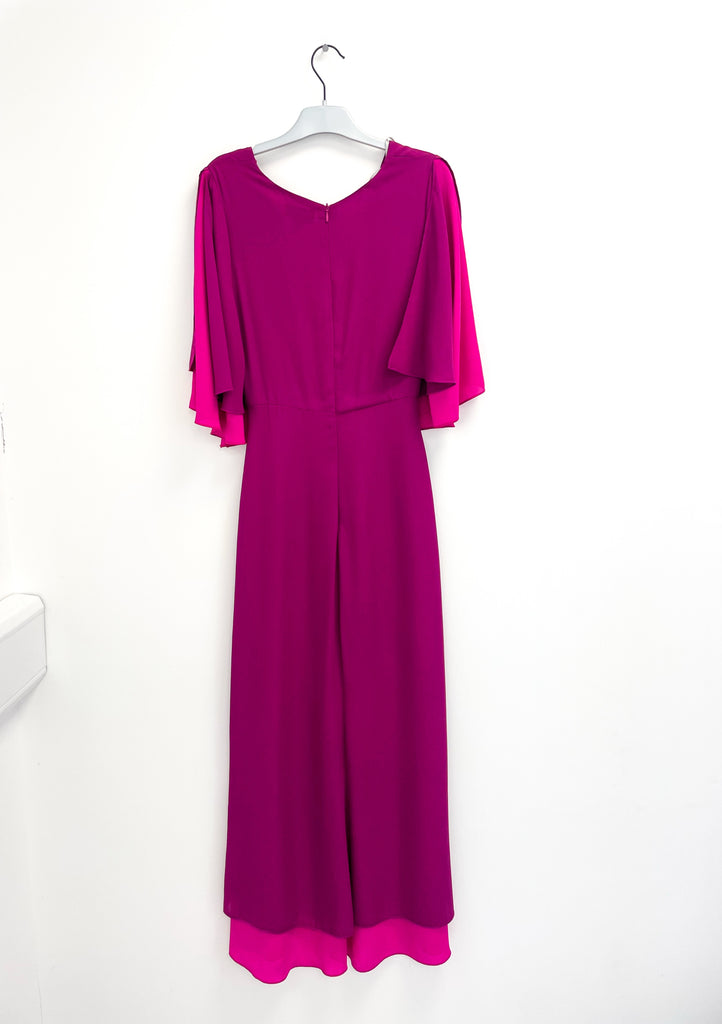 A2133 Beala Pink 2 Tone Flare Dress