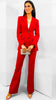 A1984 Drexler Red Trouser Suit