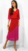 A1993 Cosima Red/Pink Loose Top Dress