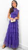 A1989 Purple Malva Flounce Maxi Dress