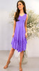 4-A1726 Santana Purple Smock Dress