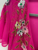 4-A1658 Pink Beyonce Wrap Embellished Dress