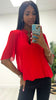 A2063 Red Colette Top