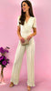 4-A1683 Stella White & Gold Metallic Jumpsuit