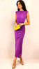 4-A1791 (SIZE 18 ONLY) Mauve Elena Ruched Dress