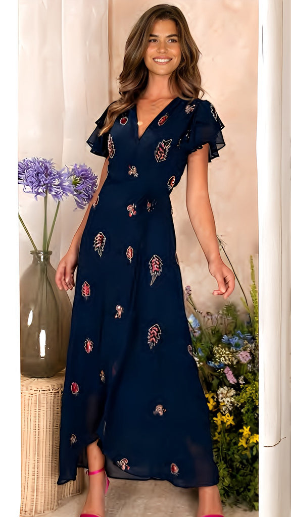 A2188 Hope & Ivy Joslin Wrap Dress