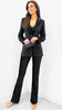 A1916 Velvet Sequin Trouser Suit