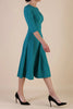 A1814 Casares Green Swing Dress