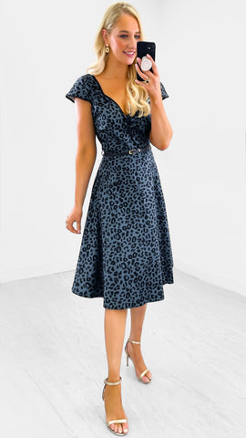 4-A1803 Fallon Pink Dotty Jersey Dress