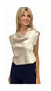 A2114 Suzy Champaign Cowl Neck Top