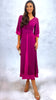 A2133 Beala Pink 2 Tone Flare Dress