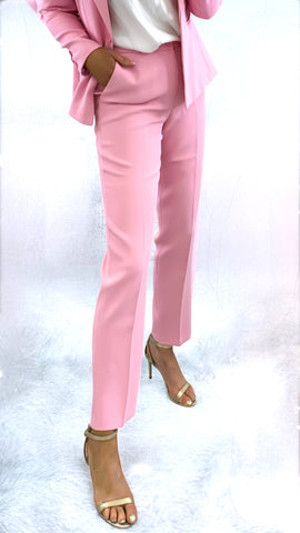 A2145 Ellya Pink Faux Wrap Dress