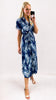 A2207 River Navy Print Dress (16-22)