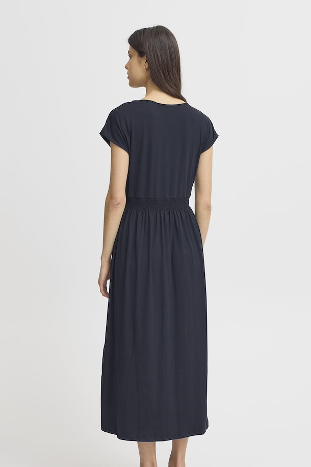 4-A1784 Frseen Navy Jersey Dress