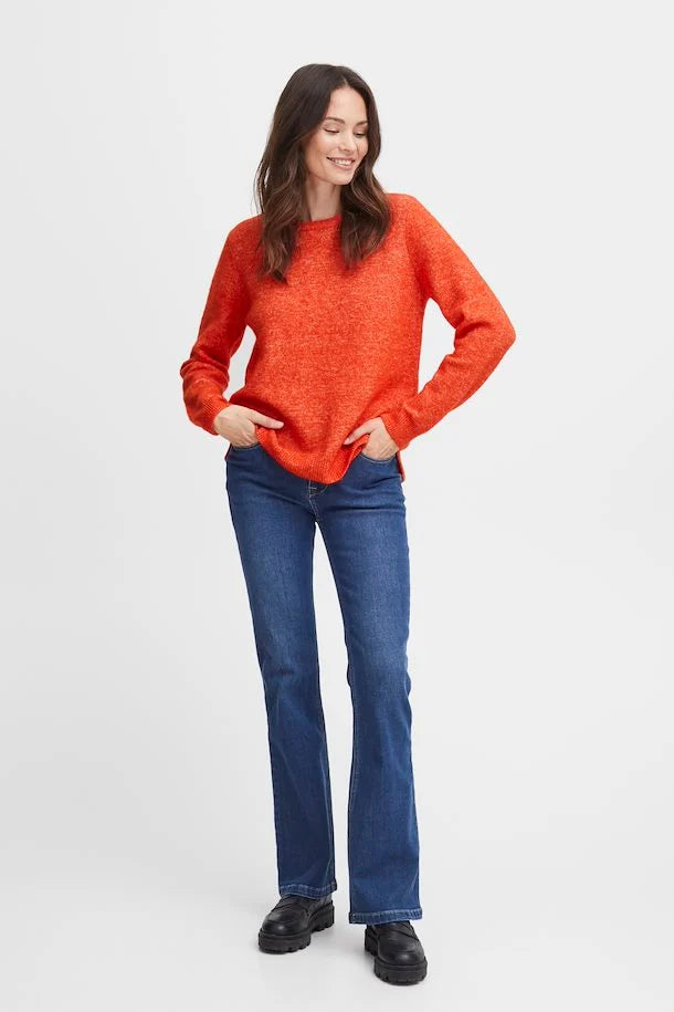 A1921 Frsanny Orange Knit Pullover