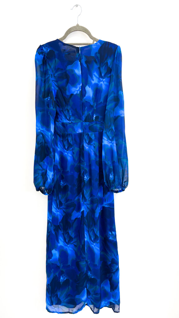 A2108 Bruna Royal Print Midi Dress