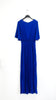 A2136 Dolfy Royal Midi Pleat Dress