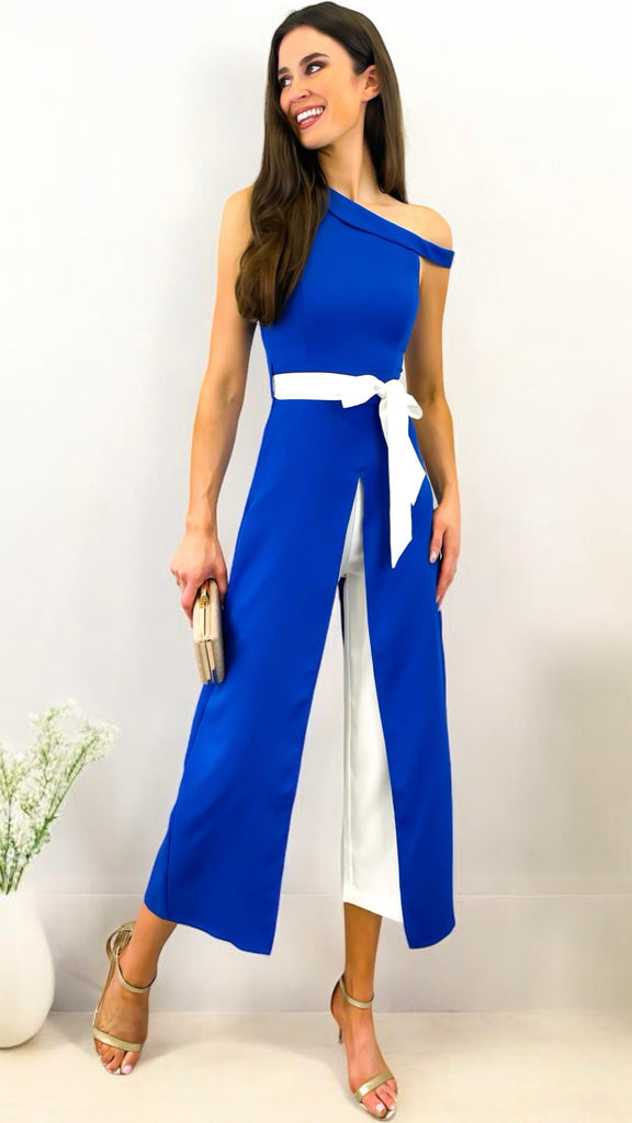 Royal Culotte Jumpsuit dresses online party dresses occasion dresses Dressesonline.ie Ci Ci Boutique Ireland