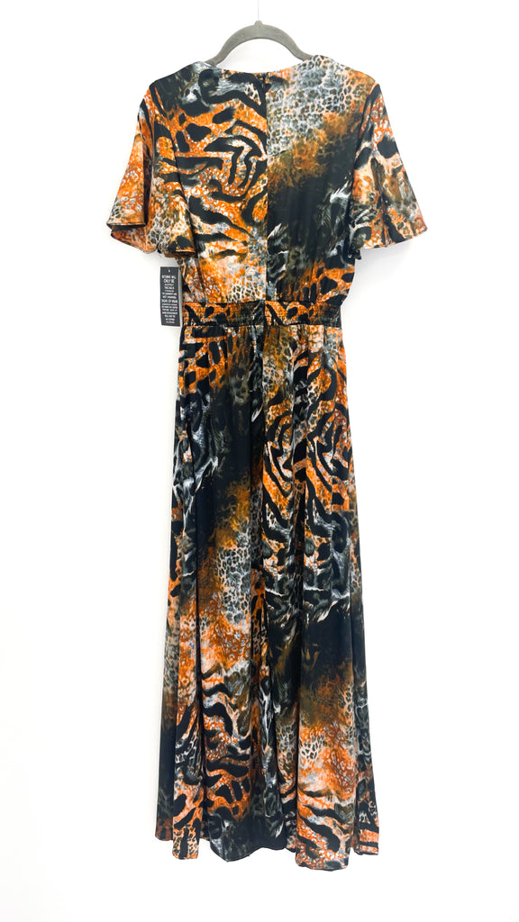 A2050 Tiger Print Midi Dress