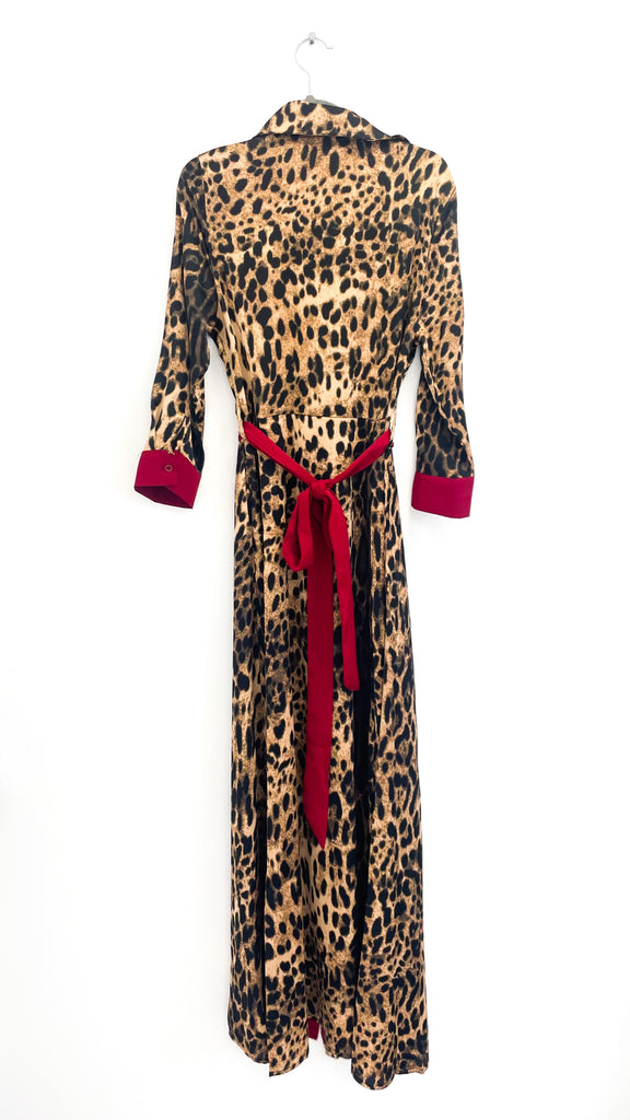 A2105 Angela Animal Print Shirt Dress