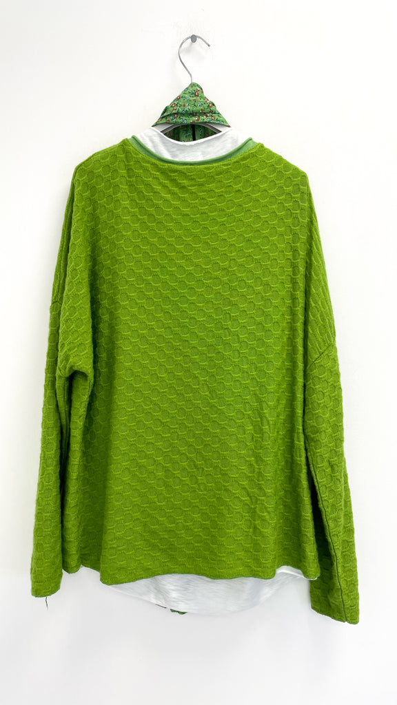 A2187 Pistachio 2pce Top With Scarf