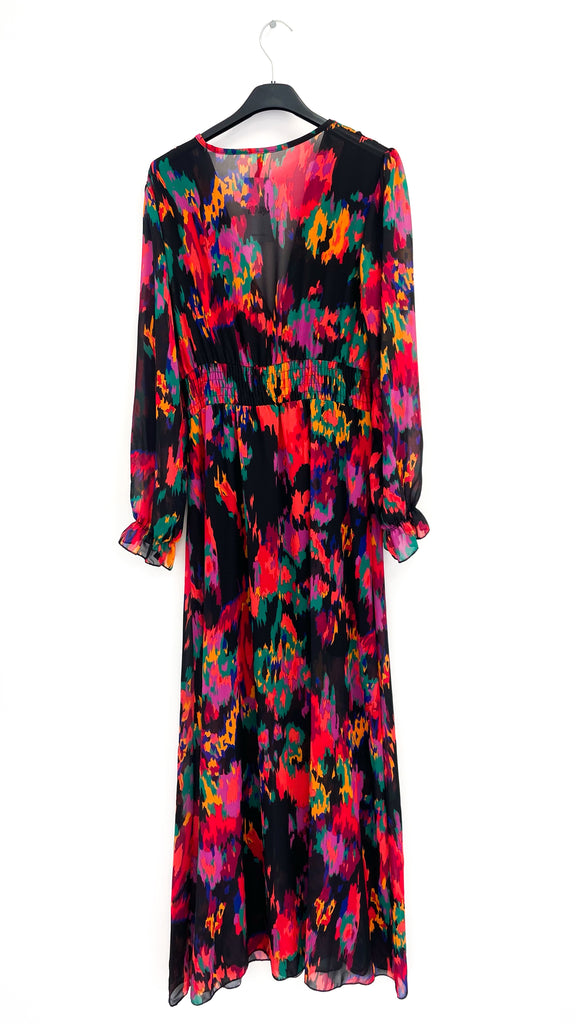 A2210 Vibrant Multi Print Dilys Dress