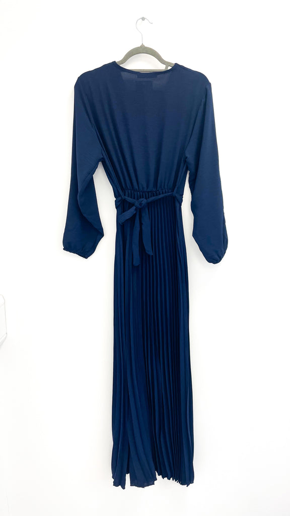 A1934 Sady Navy Pleat Dress