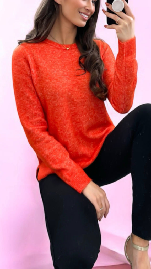 A1921 Frsanny Orange Knit Pullover