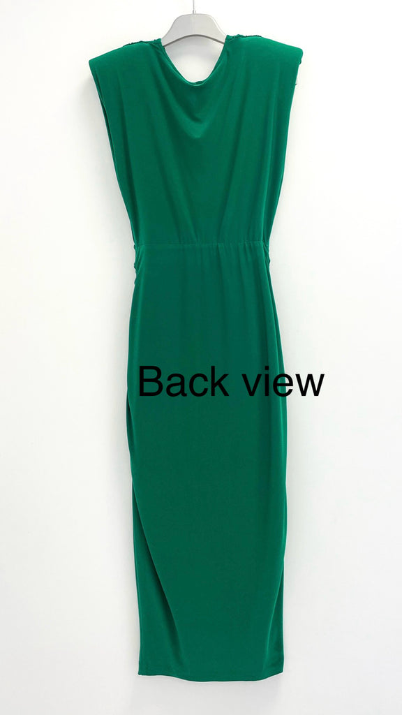 A2148 Shania Green Rouched Dress