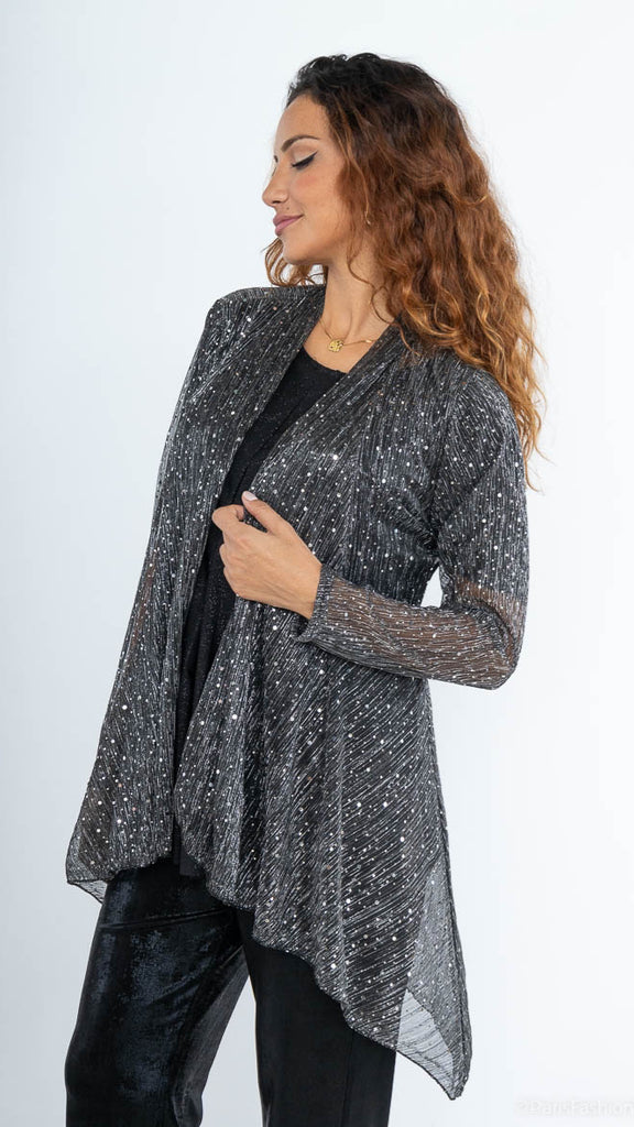 4-A1948OO Lightweight Sequin Cardi