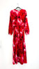 A2214 LillieRose Red Print Dress