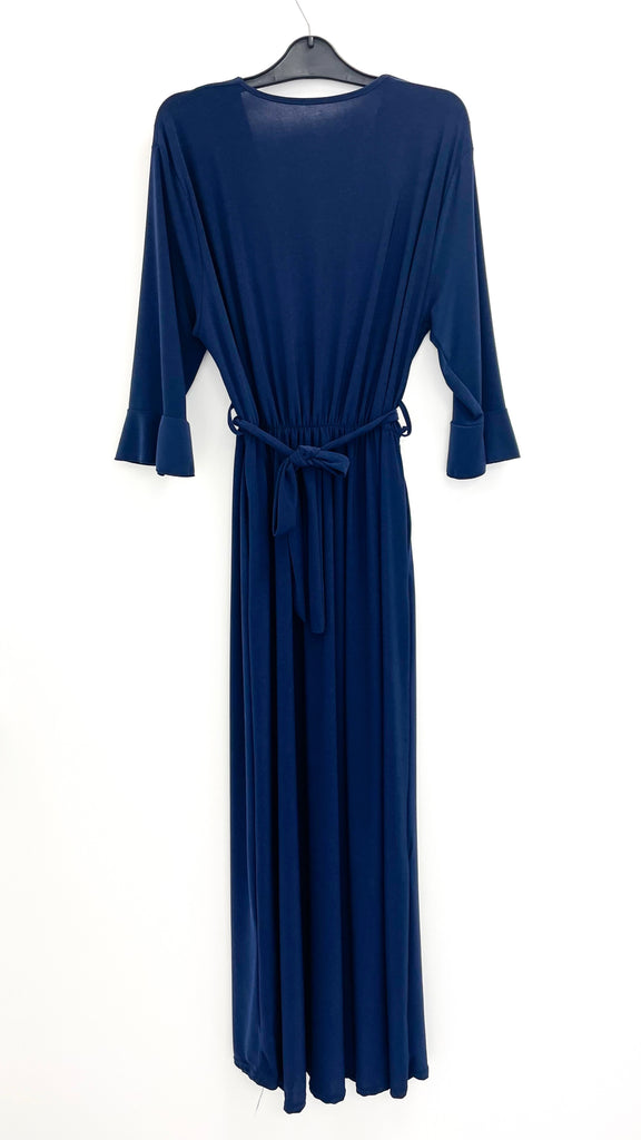 A2183 Navy Slinky Jersey Dress (18-22)