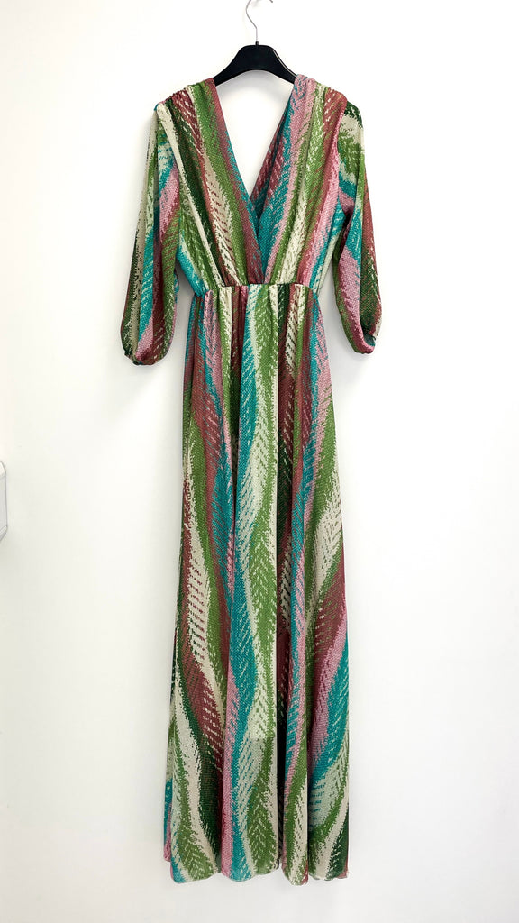 A2225 Sicily Multi Colour Midi Dress