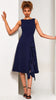 A2201 Haylen Navy Frill Dress