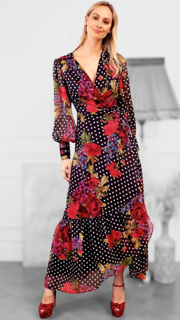 A1983 Hope & Ivy Moni Wrap Dress