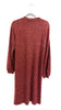 A1862 Burgundy Knit Jumper Dress