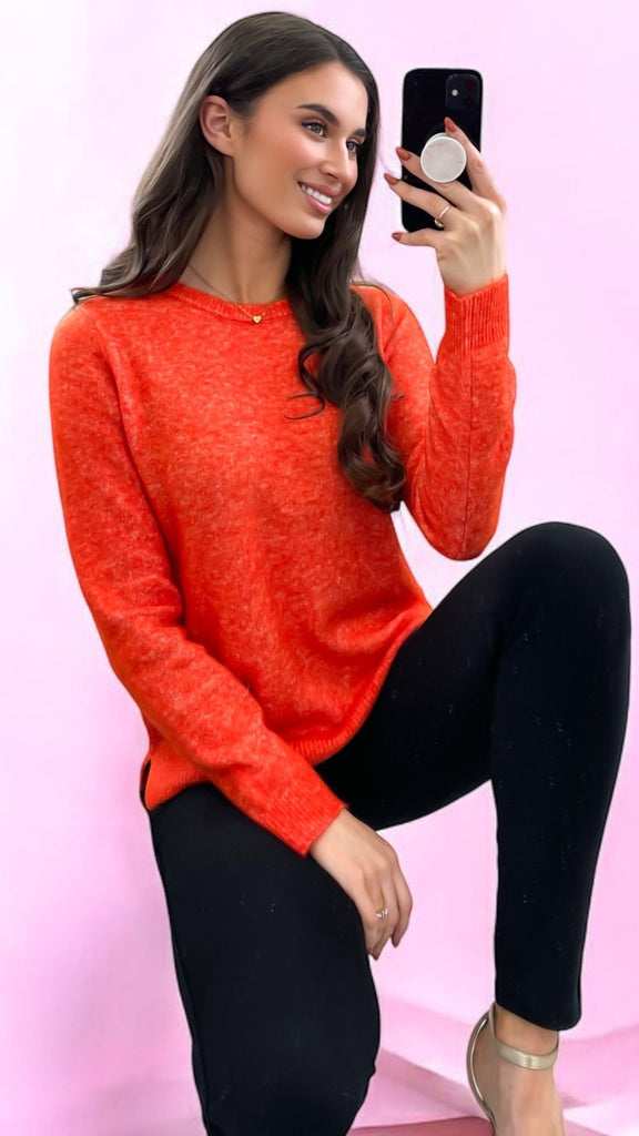 A1921 Frsanny Orange Knit Pullover