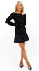 A2069 Ivana Puffball Hem Sequin Mini Dress