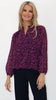 A2062 Bella Magenta Print Band Top