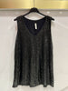 A2074 Black Sequin Top