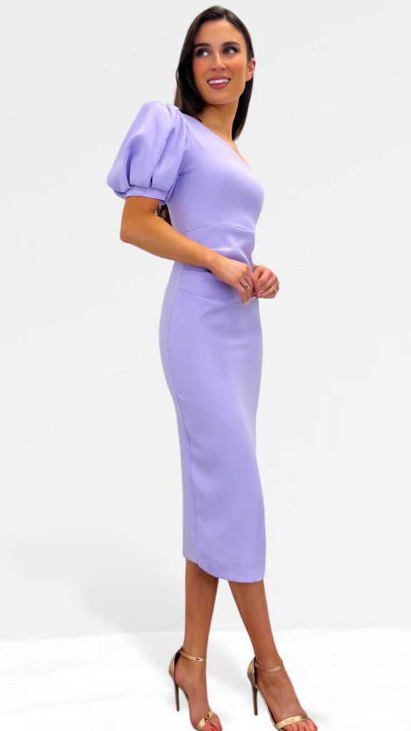 Lilac One Shoulder Dresses dresses online party dresses