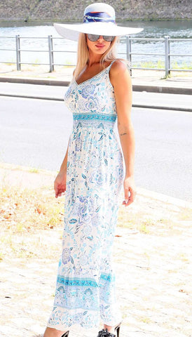 Leylani Teal Ruffle Tiered Maxi Dress – Pippa & Pearl